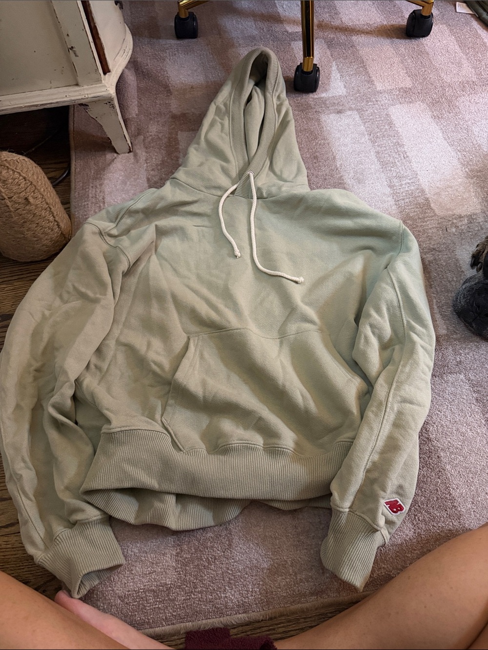 New balance Light Sage usa core Hooded Women's Sweatshirt Hoodie